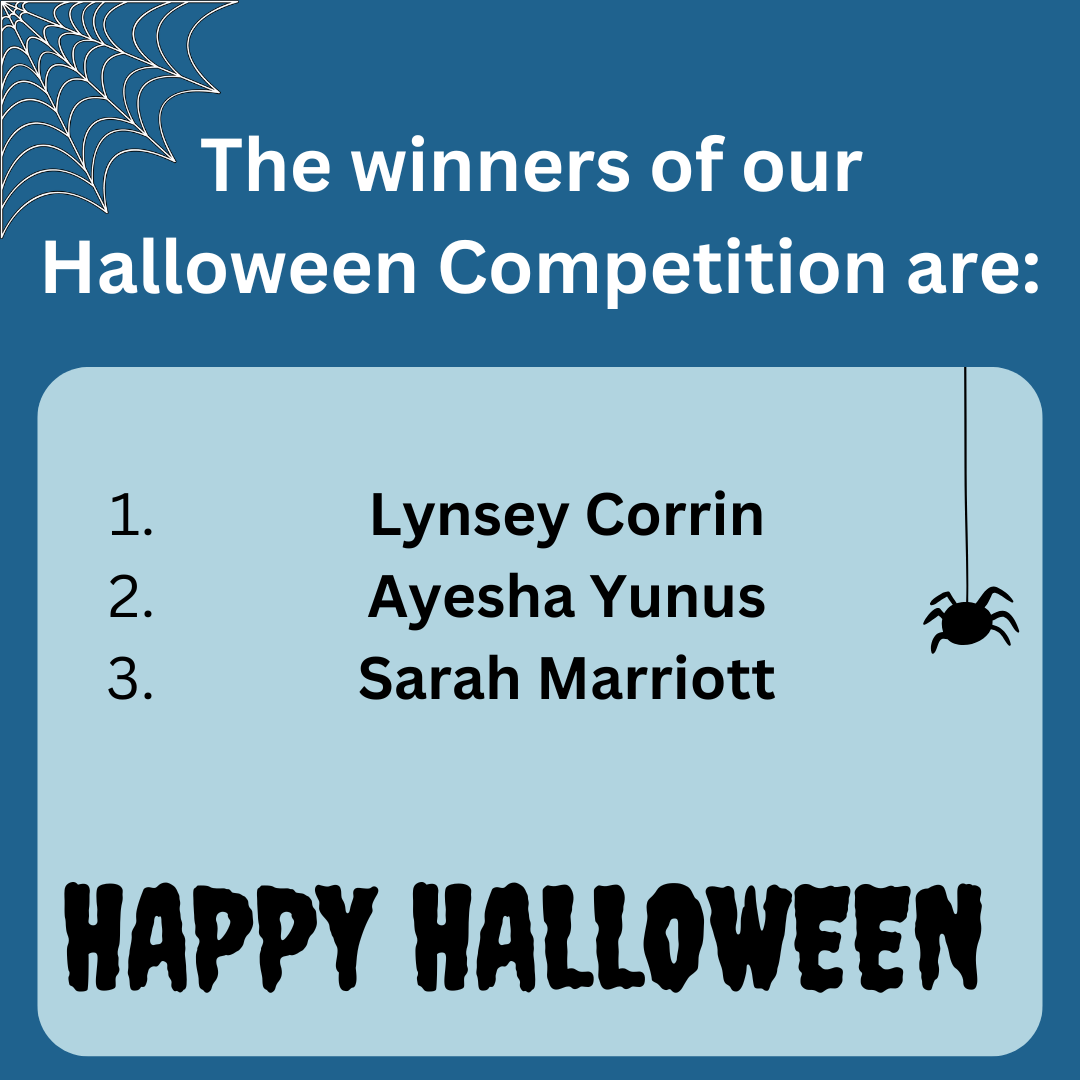 Halloween competition winners